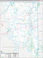 Northeastern Connecticut, Ct Carrier Route Wall Map